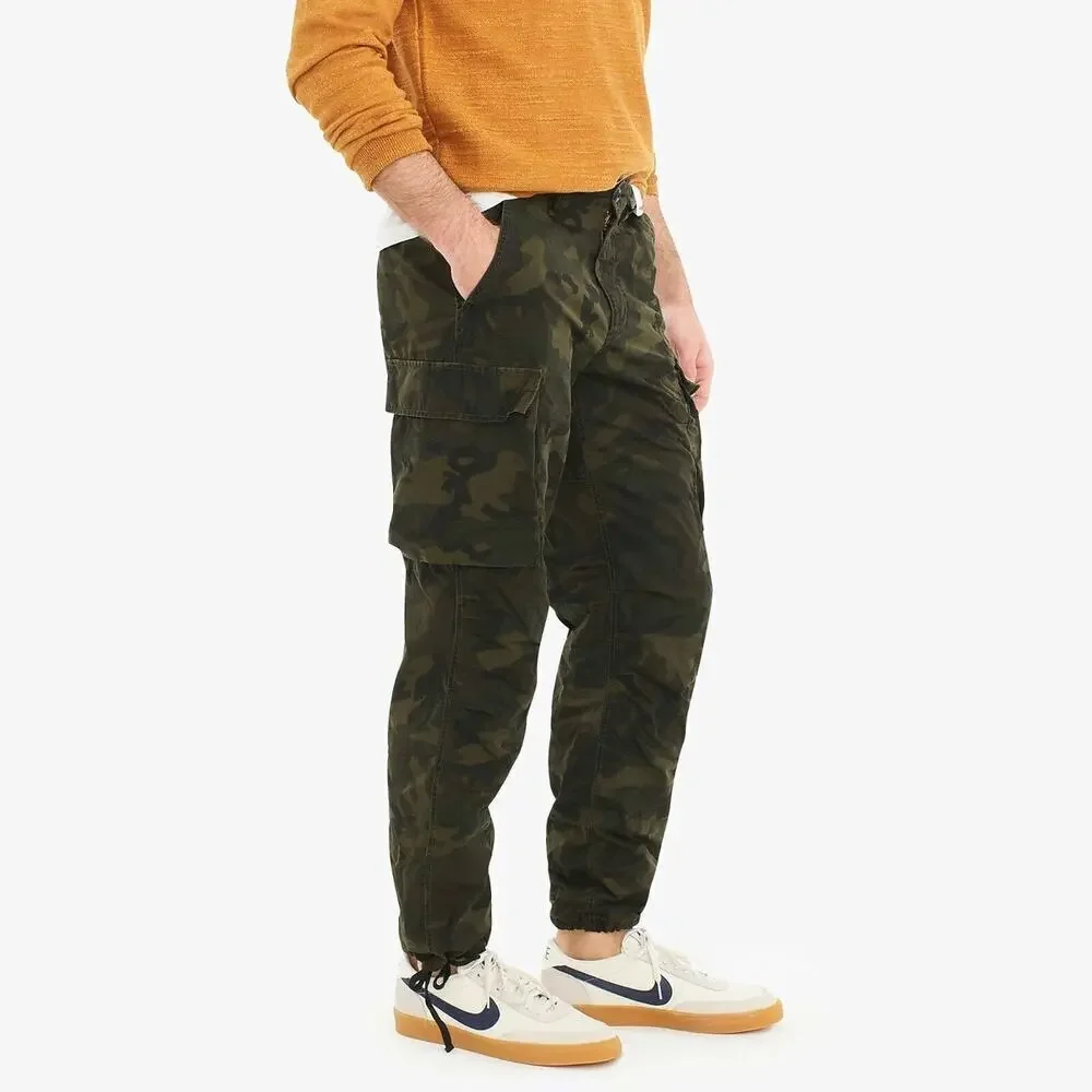 Wallace & Barnes Ripstop Brigade Cargo Pant in Woodland Camo Size 31W 32L